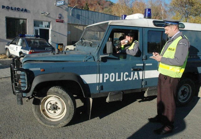 Rumuńska terenówka na stanie policji