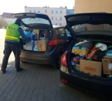 Gdańsk. Policjanci zorganizowali zbiórkę dla uchodźców z Ukrainy