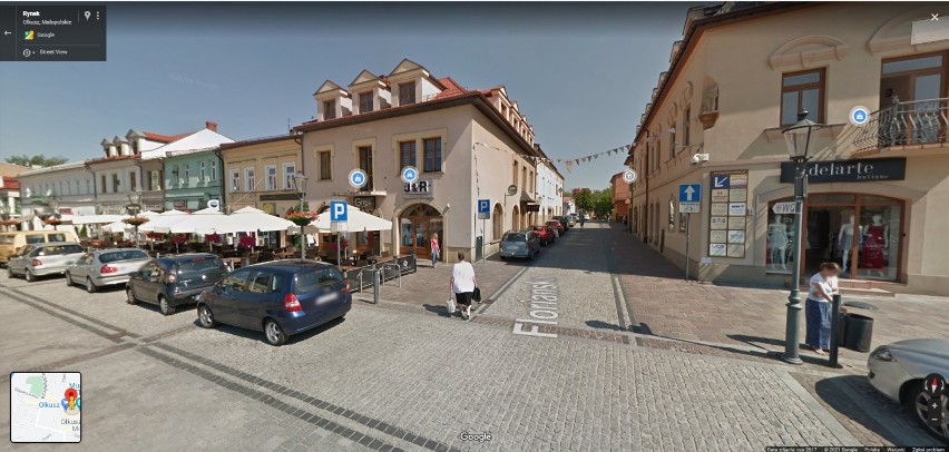 Kamery Google Street View na rynku w Olkuszu. Kogo uchwyciły? Zobaczcie to w naszej galerii [ZDJĘCIA]