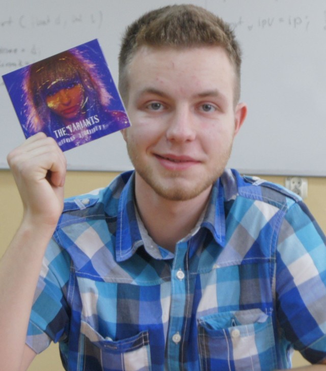 Paweł Barszcz, uczeń ZS nr 1 nagrał płytę wraz ze swoim zespołem The Variants