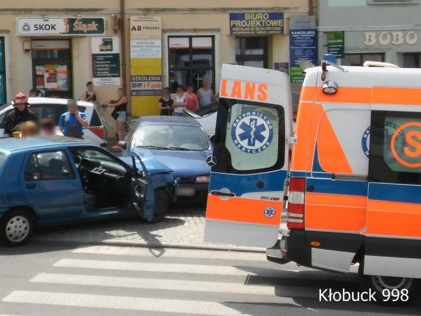 Kłobuck: Wypadek w centrum miasta [FOTO]
