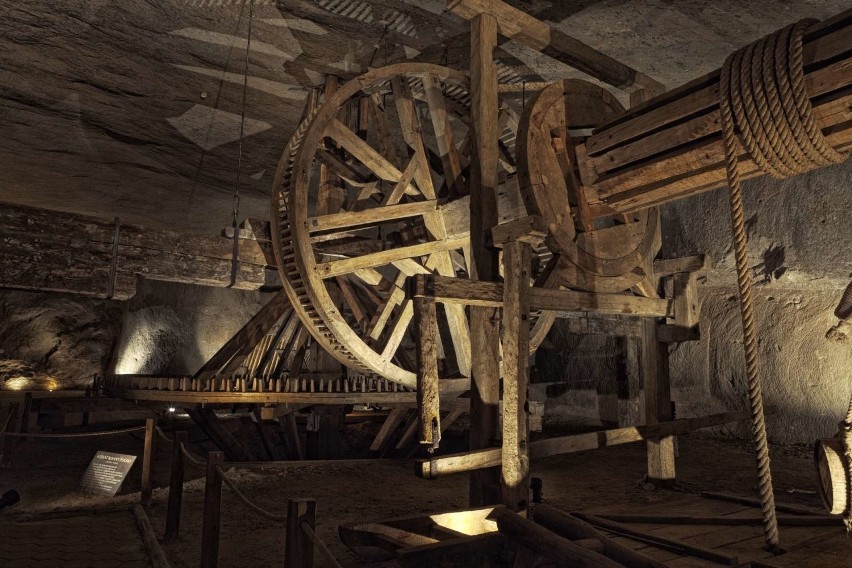 Kierat z połowy XVII w., największa tego typu maszyna na...