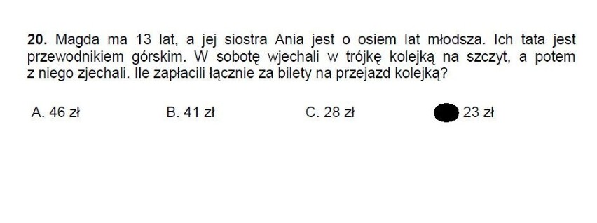 Test szóstoklasisty 2014 z CKE 1.04.2014. Sprawdzian...