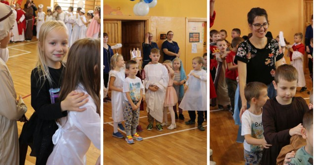 Bal świętych w Szkole Podstawowej nr 3 w Aleksandrowie Kujawskim