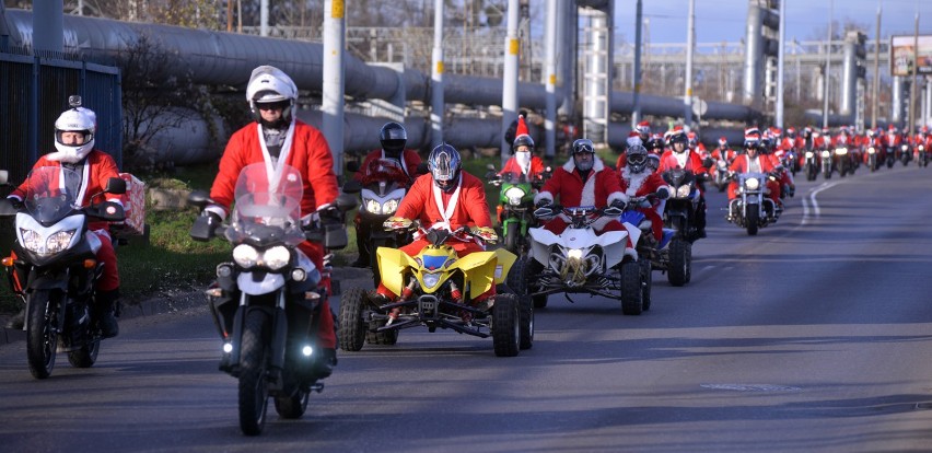 Mikołaje na Motocyklach 2016 - przejazd ulicami Trójmiasta