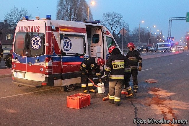 Wypadek karetki Bielsko