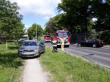 Wrocław. Wypadek koło Magnolii. BMW zderzyło się ze skodą. Zobacz zdjęcia