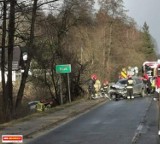 Kolizja trzech pojazdów na zwężeniu drogi w Turzy. Nikomu nic się nie stało