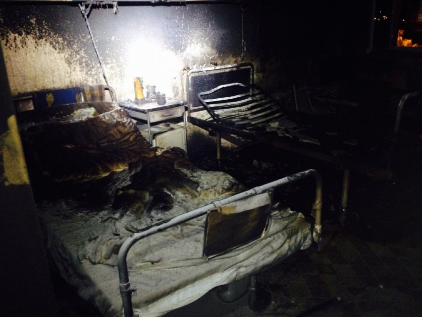W szpitalu spaliła się jedna z sal na oddziale wewnętrznym