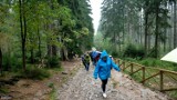 Emeryci ze Stargardu i ze Szczecina nad wodospadem Kamieńczyk w Szklarskiej Porębie. ZDJĘCIA