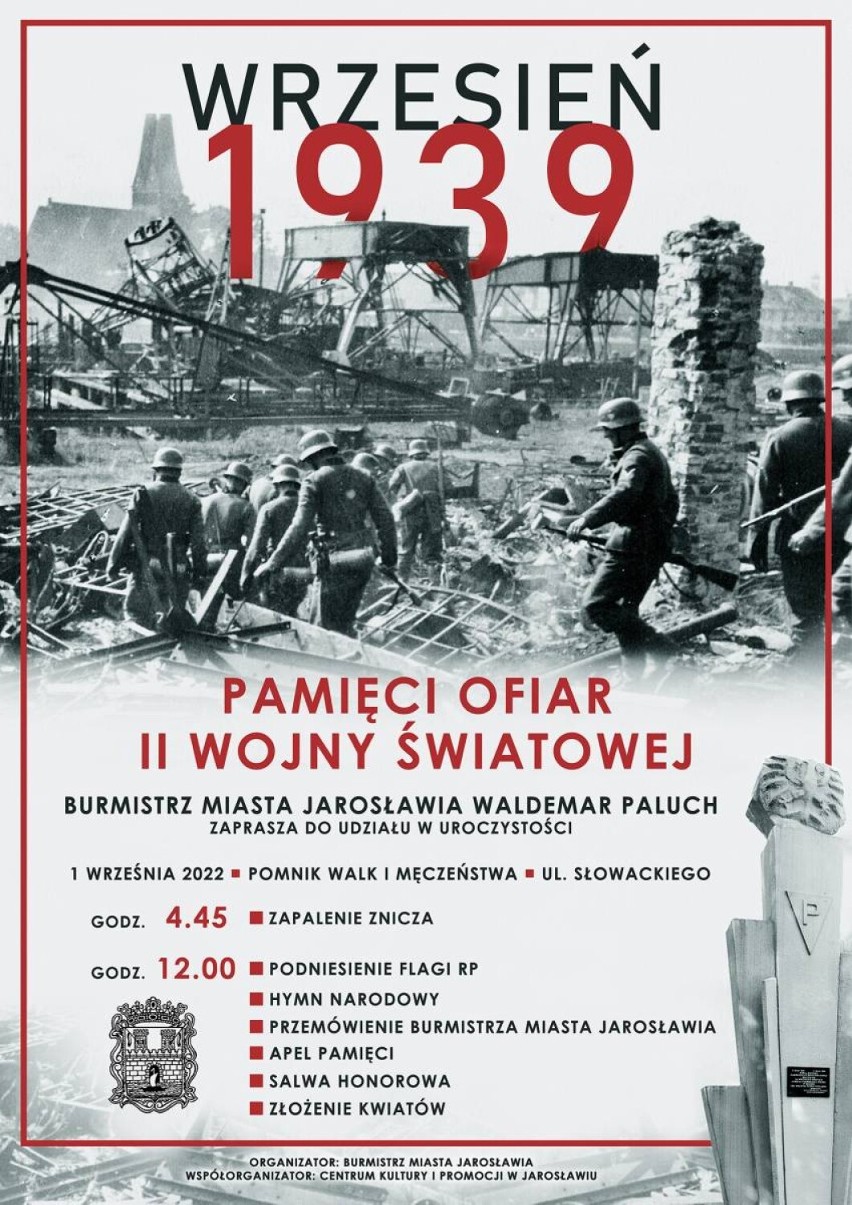 Pamięci ofiar II Wojny Światowej. Uroczystości w Jarosławiu