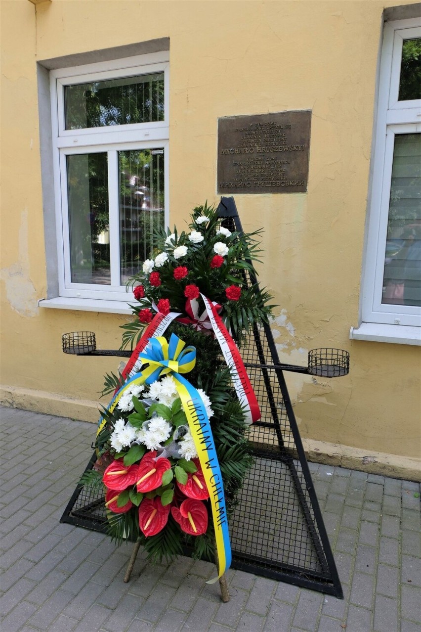 Obchody Dnia Niepodległości Ukrainy w Chełmie. Udział wzięli przedstawiciele Konsulatu Honorowego Ukrainy w Chełmie