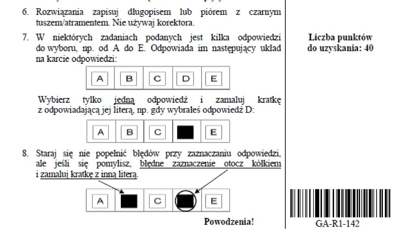 TESTY GIMNAZJALNE 2014 z CKE - JĘZYK OBCY, JĘZYK ANGIELSKI...