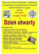 Dzień otwarty szkoły w Lgocie [ZAPOWIEDŹ]