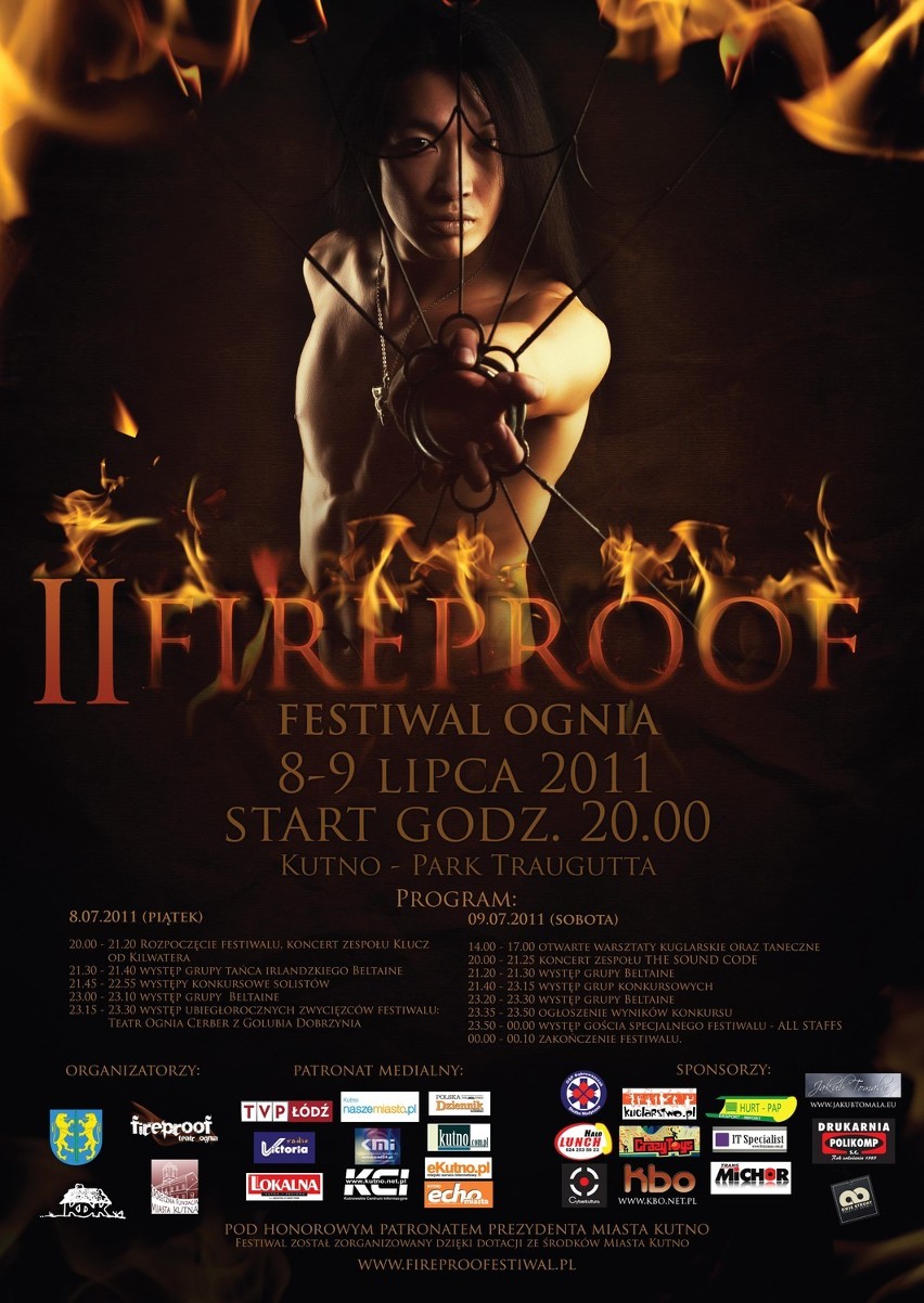 II Fireproof  Festiwal zaczyna się w ten weekend. Aż 12 pokazów zobaczą widzowie w Kutnie