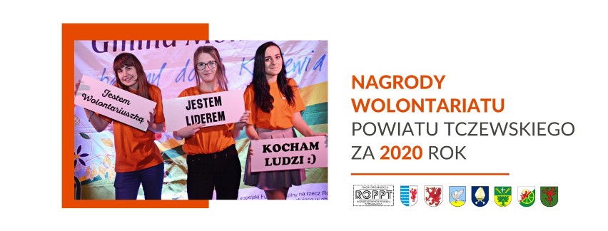 Można zgłaszać nominacje do Nagród Wolontariatu powiatu tczewskiego za 2020 rok