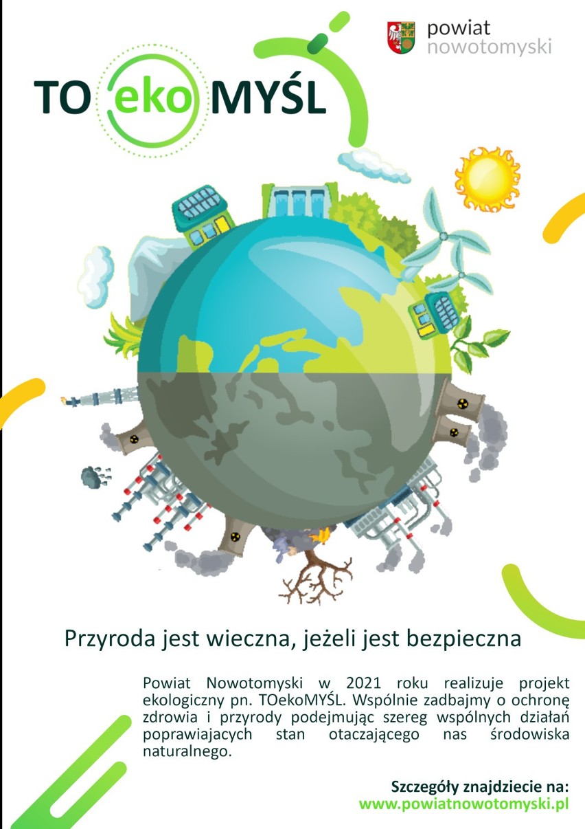 TOekoMYŚL. Powiat nowotomyski rusza z nowym projektem i ogłasza 2021 eko rokiem! 