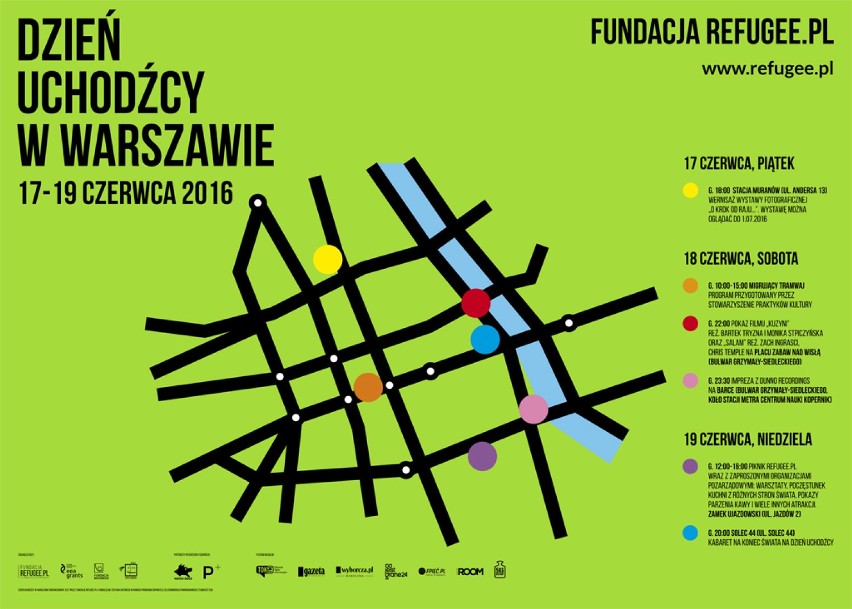 W tym roku obchody Dnia Uchodźcy w Warszawie organizowane są...