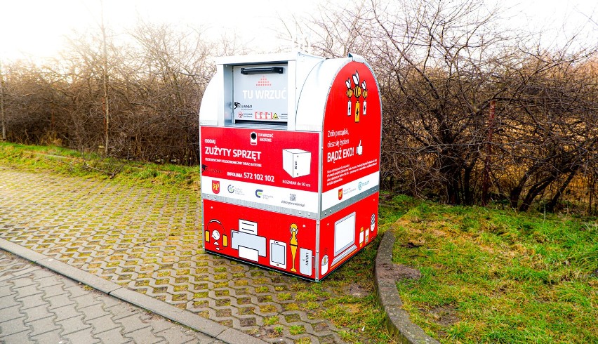 Pruszcz Gdański. W mieście pojawiło się sześć pojemników na elektrośmieci. To być może nie koniec!