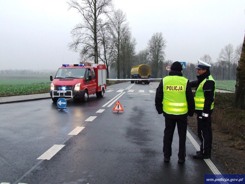 Wypadek w Montowie. Zginęła 75-letnia piesza