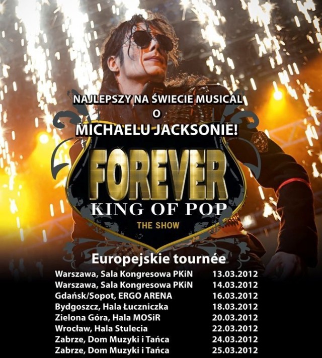 Plakat &quot;Forever King of Pop&quot;