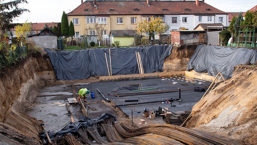 Budują mieszkania w Stargardzie. Stanie dwupiętrowy budynek wielorodzinny ZDJĘCIA