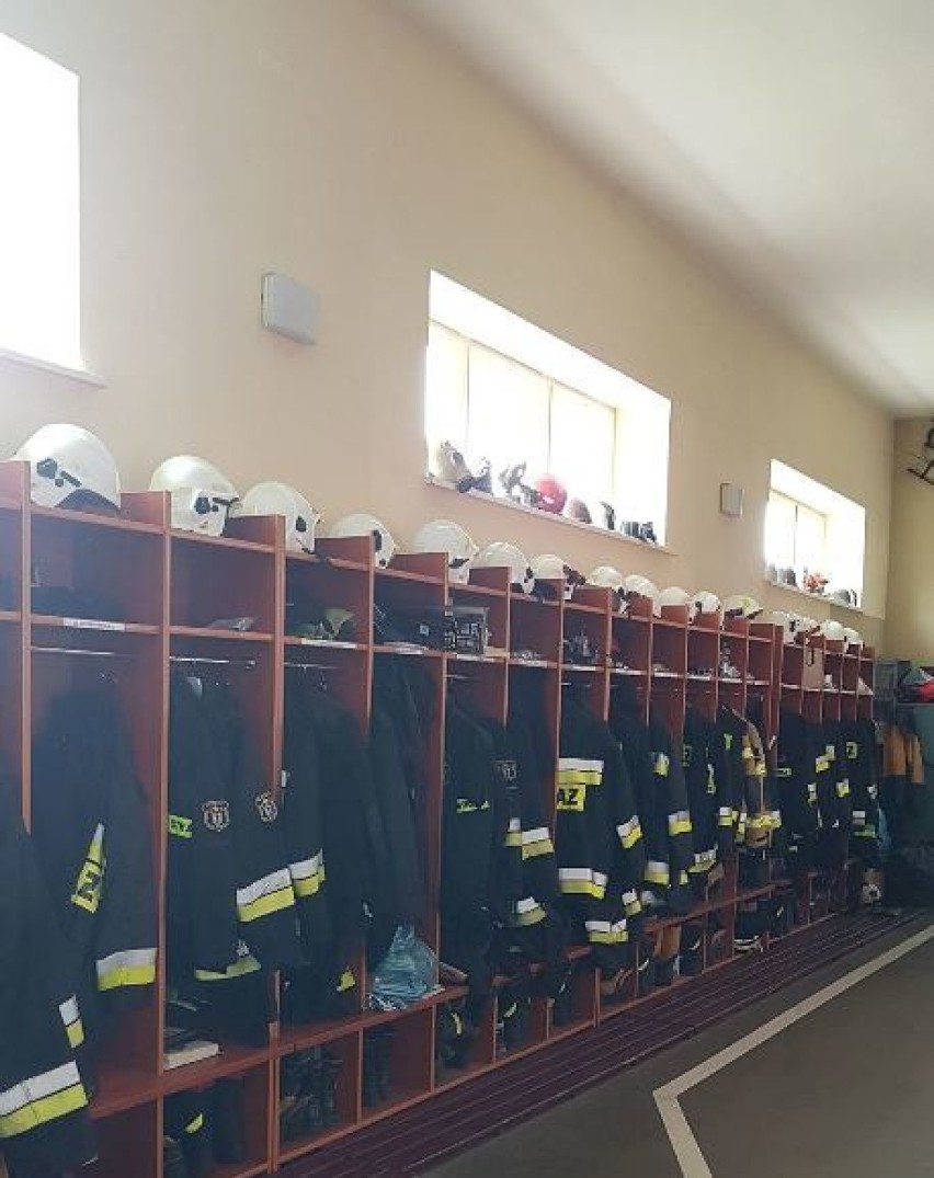Niezwykła wizyta w Ochotniczej Straży Pożarnej w Bełchatowie [ZDJĘCIA, WIDEO]