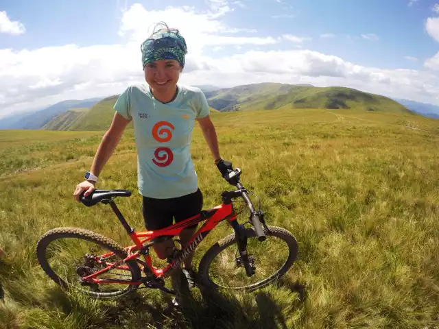 Góry, rower - tam Agnieszka Korpal czuje się najlepiej