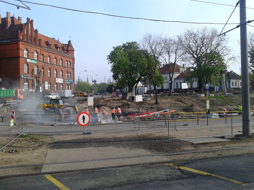 Remonty ulic i budowa przejścia dla pieszych przy dworcu Toruń Miasto
