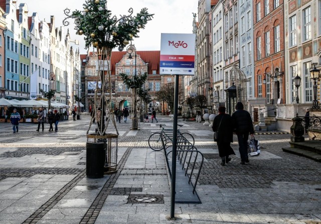 Stacje roweru metropolitalnego Mevo w Gdańsku