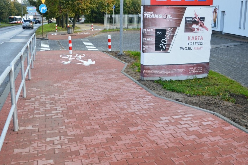 Nowa droga rowerowa przy ulicy Limanowskiego w Radomiu jest już gotowa. Zobacz zdjęcia