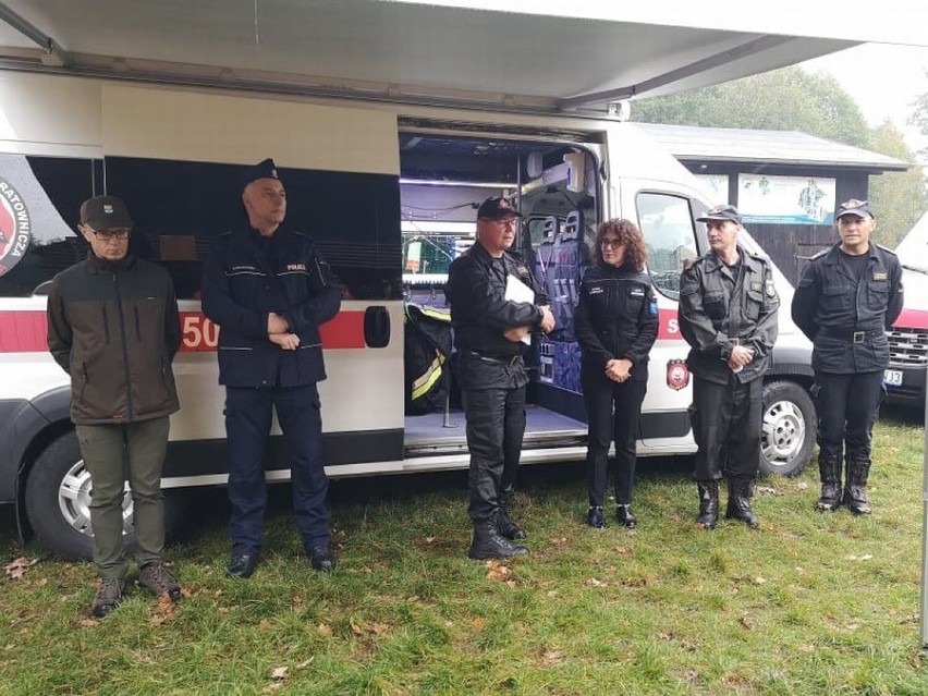 Policjanci i strażacy z powiatu lublinieckiego ćwiczyli...