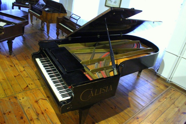 W katalogu nie ma tylko najnowszego nabytku muzeum - fortepianu Calisia z 1958 r. Powstało tylko 11 sztuk tego instrumentu.