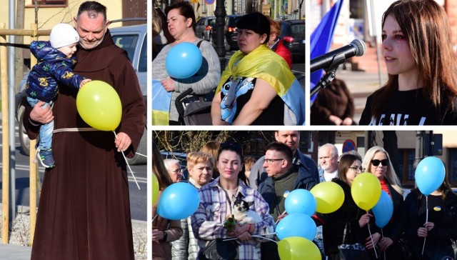 Uroczystości na pakoskim Rynku zorganizowano, by zamanifestować solidarność z Ukraińcami i potępić najazd Rosji na niepodległy kraj. Zobaczcie zdjęcia >>>>>