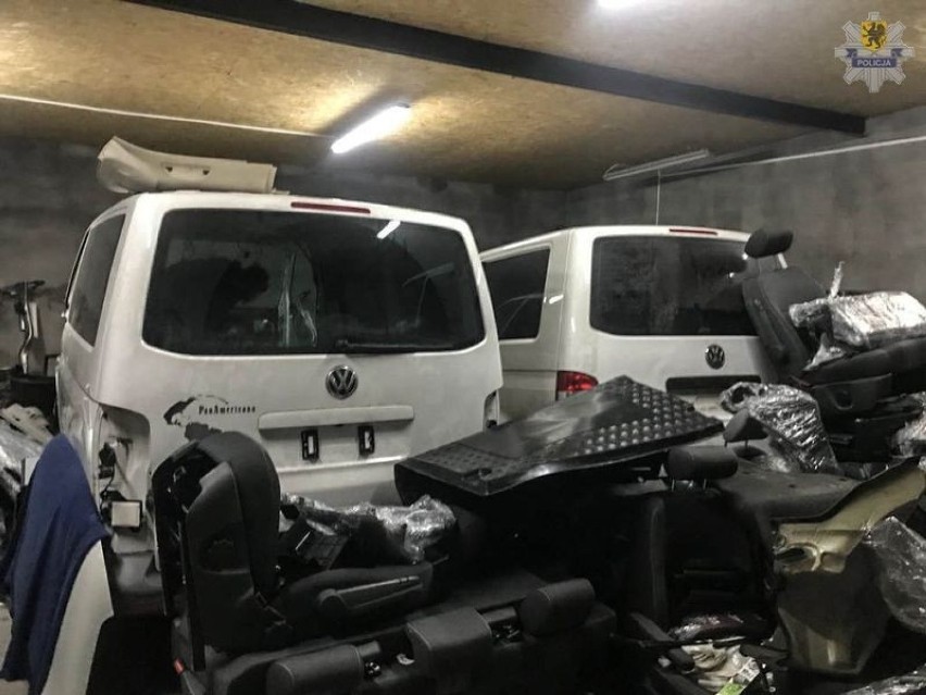 Pomorscy policjanci zlikwidowali dziuplę złodziei samochodów pod Kwidzynem