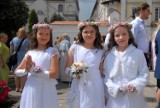 Komunie w Piotrkowie 2024: komunia święta w kościele farnym pw. św. Jakuba ZDJĘCIA