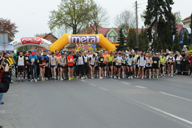 Start do biegu głównego przed rokiem