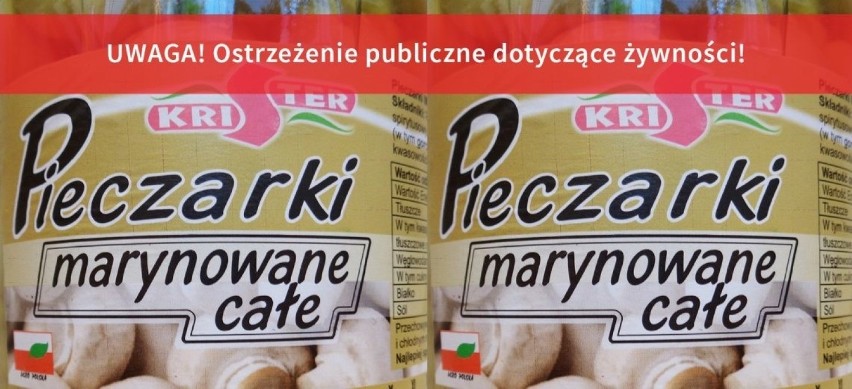 Uważaj. Te pieczarki są niebezpieczne. Możesz się nimi zatruć!