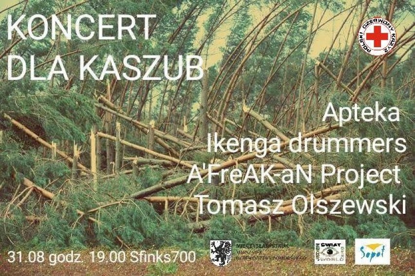 Koncert dla Kaszub w Sopocie. Pomogą poszkodowanym przez wichurę