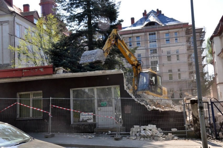 Remont budynków szpitala przy ul. Obrońców Wybrzeża w Słupsku - FOTO, WIDEO