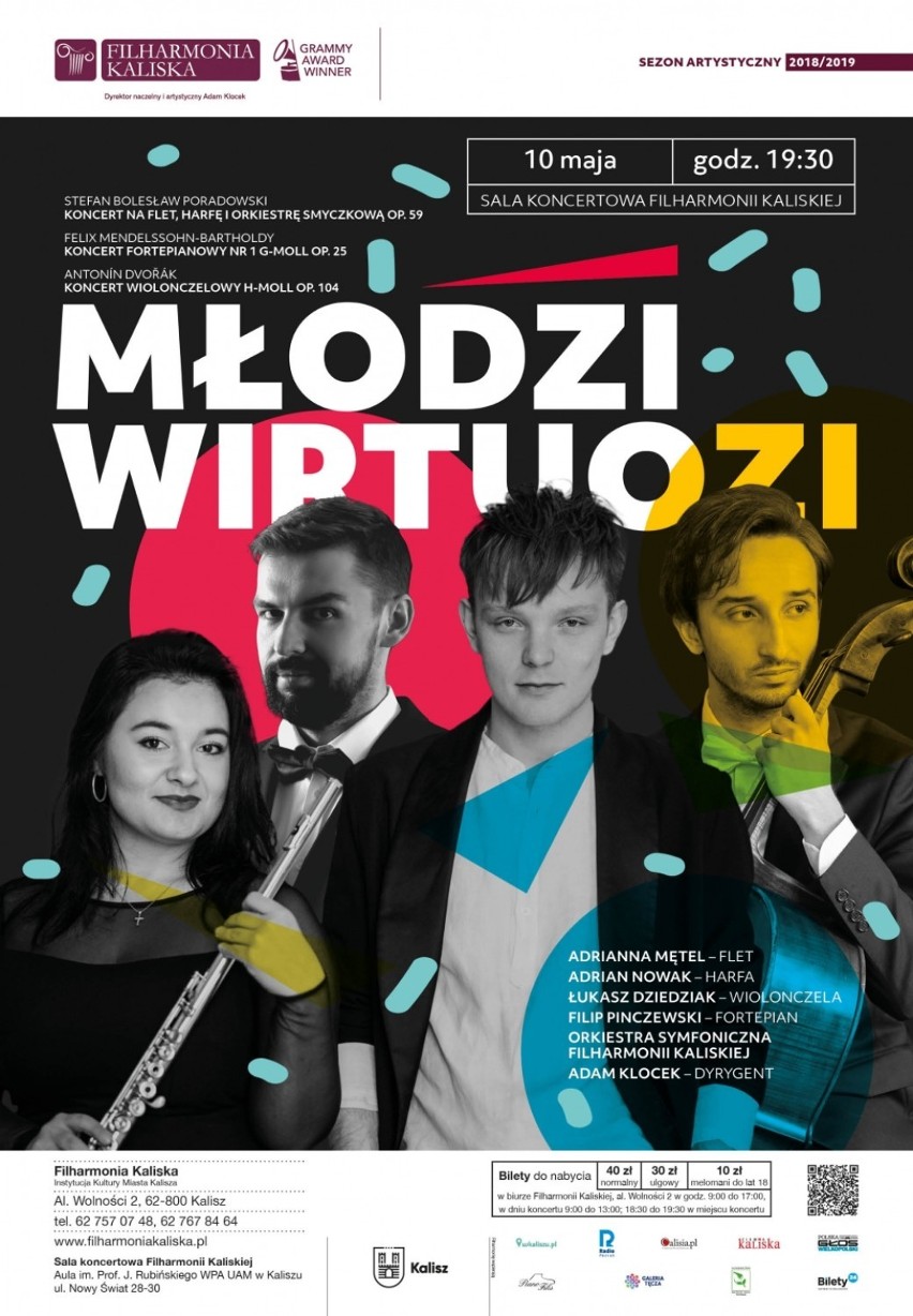 Filharmonia Kaliska. W piątek koncert młodych wirtuozów