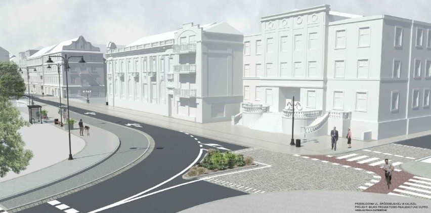 Ulica Śródmiejska w Kaliszu zostanie przebudowana