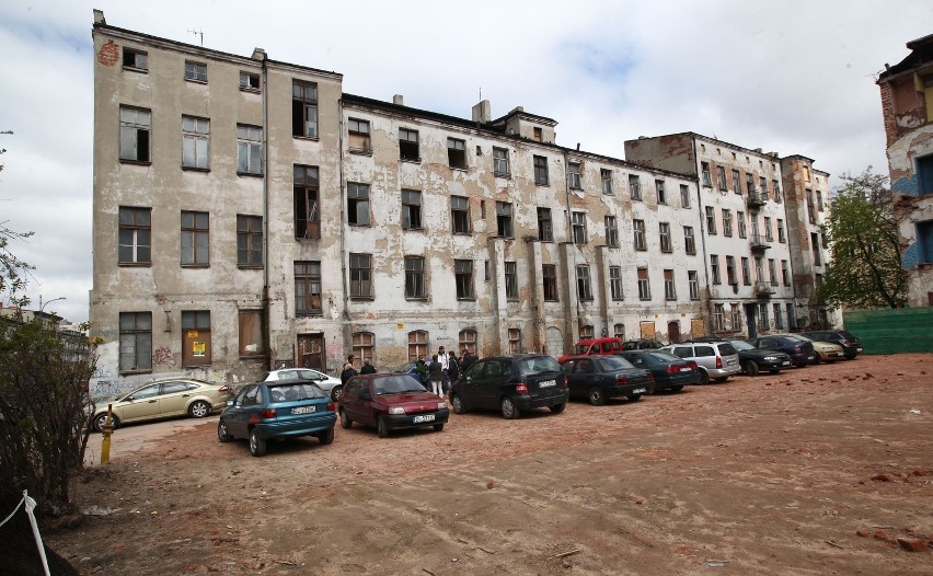 Wyburzanie budynków w Łodzi w 2014 roku