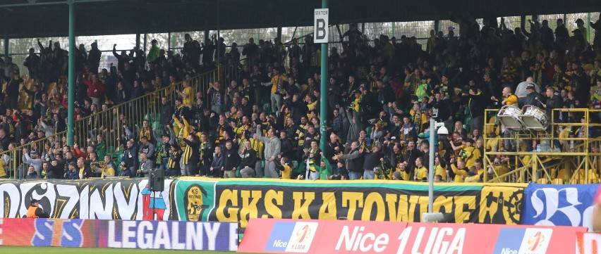 GKS Katowice - GKS Tychów mecz bez gości z Tychów, ale i tak...