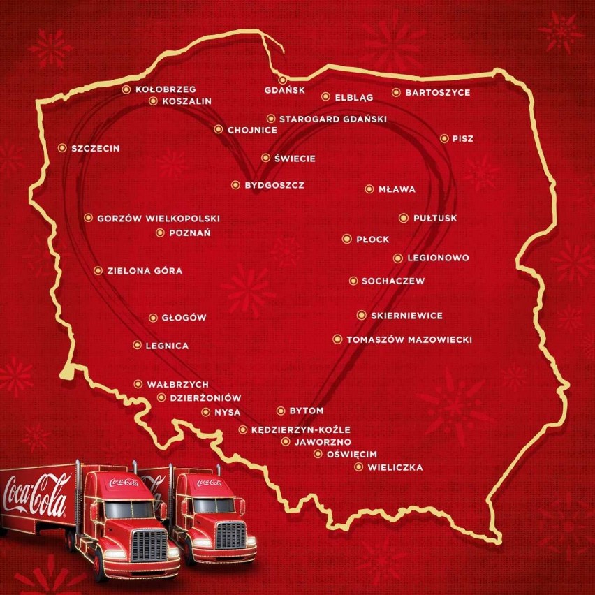 Ciężarówka Coca-Coli w Warszawie. Będą rozdawać napoje [ZA...