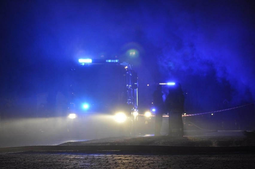 Pożar w Łowiczu. Stracił dom i zdrowie (FOTO)