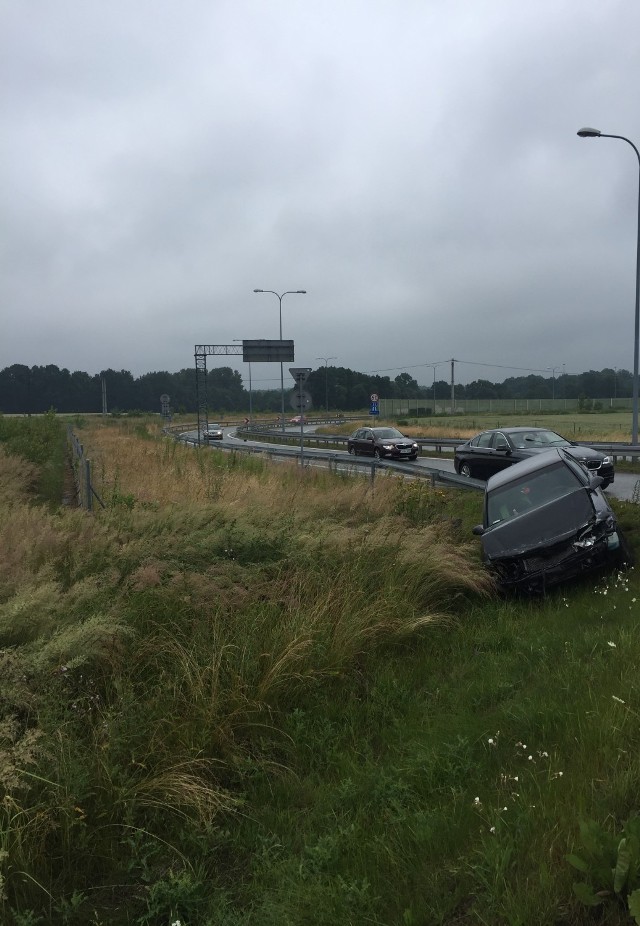 Wypadek na A1 w Bełku