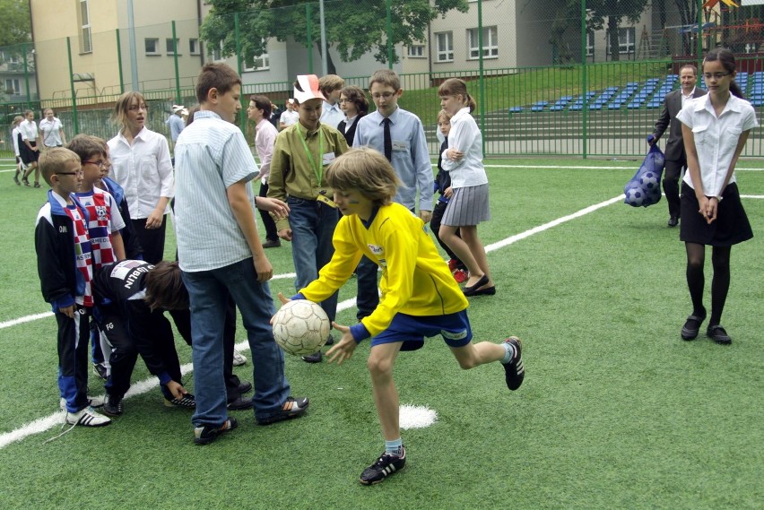 ...i przebiec się po boisku...