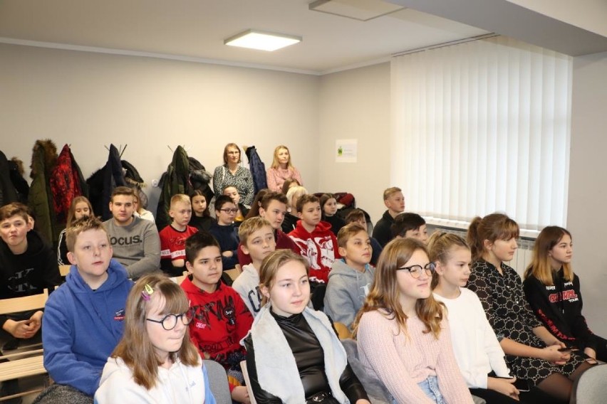 Marta Walczykiewicz odwiedziła uczniów z gminy Blizanów