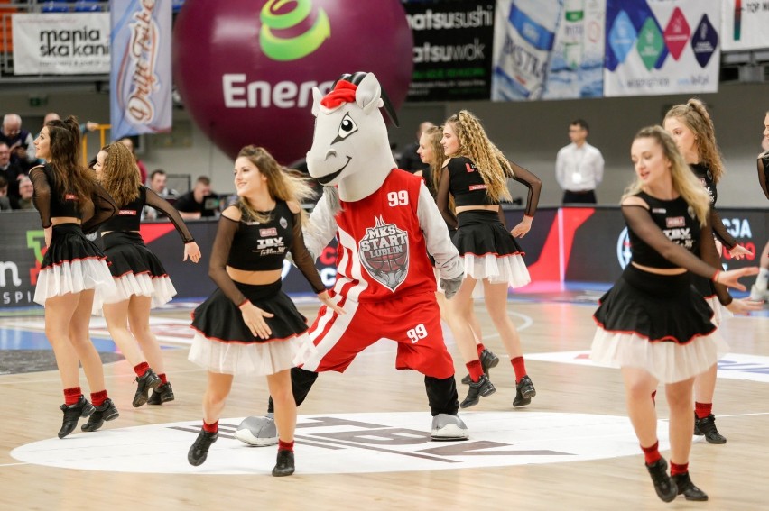 Tak tańczyły cheerleaderki Startu Lublin podczas kolejnego meczu koszykarzy w hali Globus